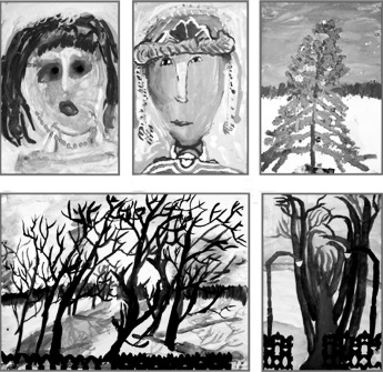 Рисунки первоклассников