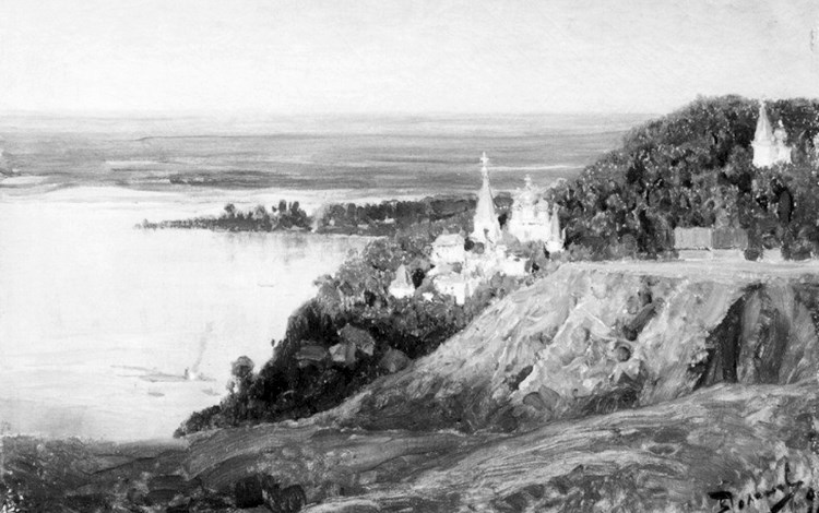 В. Поленов. «Монастырь над рекой»