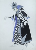 Эскиз костюма Кощея к балету И.Ф. Стравинского Жар-птица