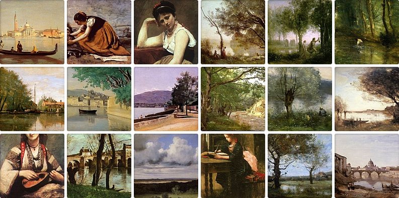 Картины Жан-Батист-Камиль Коро